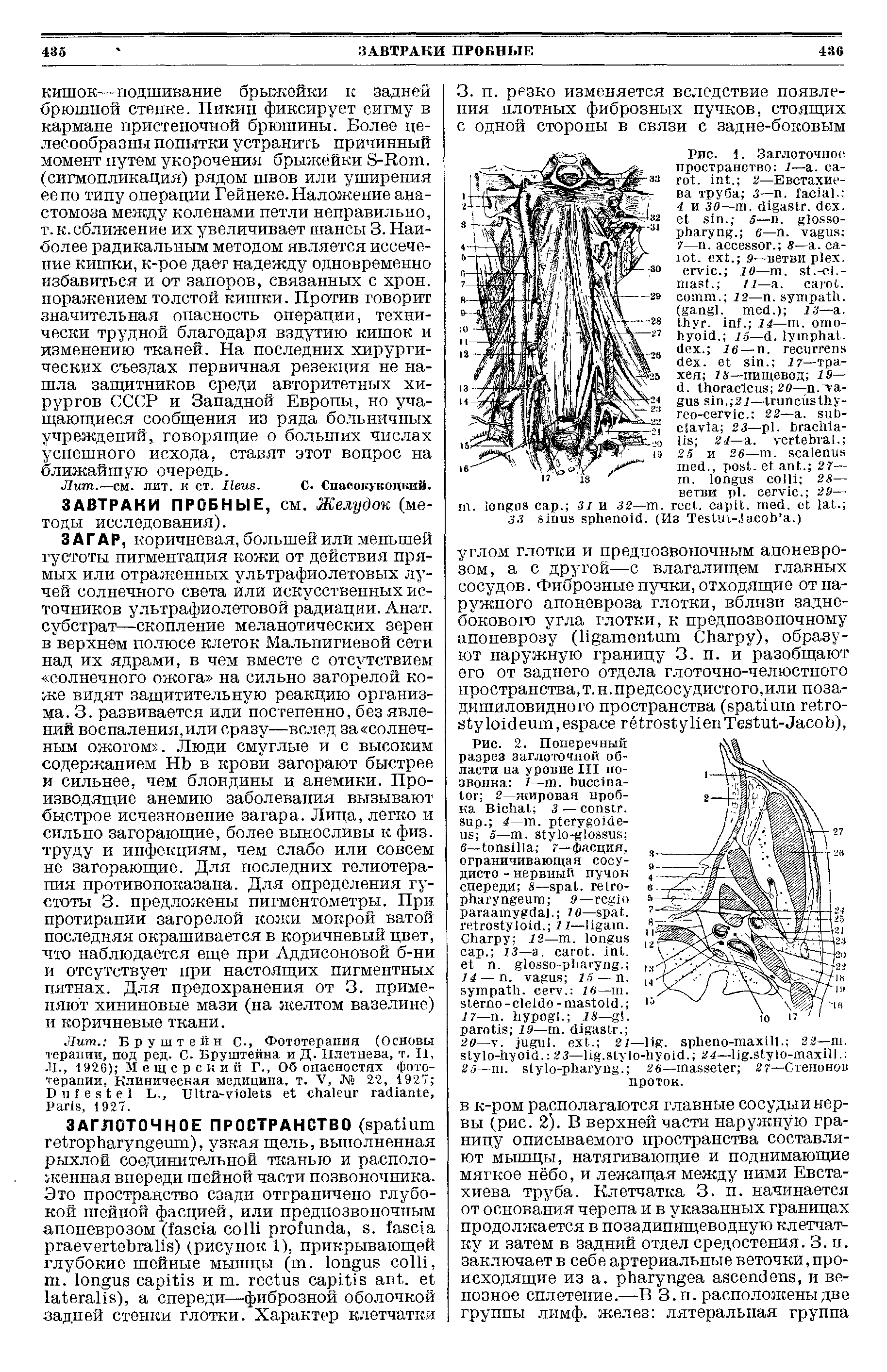 Рис. 1. Заглоточное пространство 1—а. са- . . 2—Евстахиева труба 3—п. . 4 и 30— . . . . 5— . - . 6— . 7— . . 8— . - . . 9—ветви .