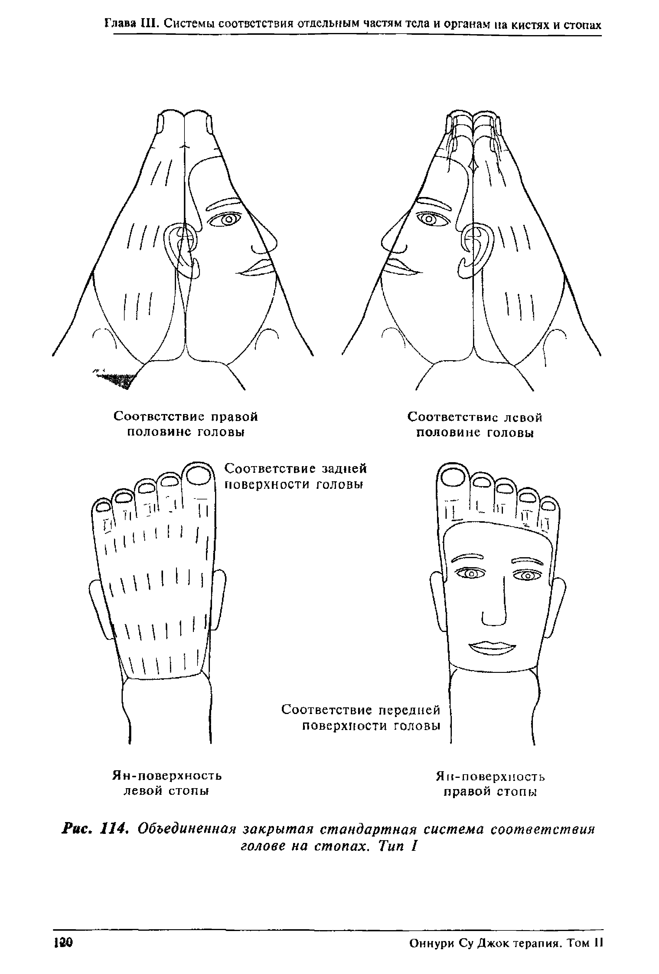 Рис. 114. Объединенная закрытая стандартная система соответствия голове на стопах. Тип I...