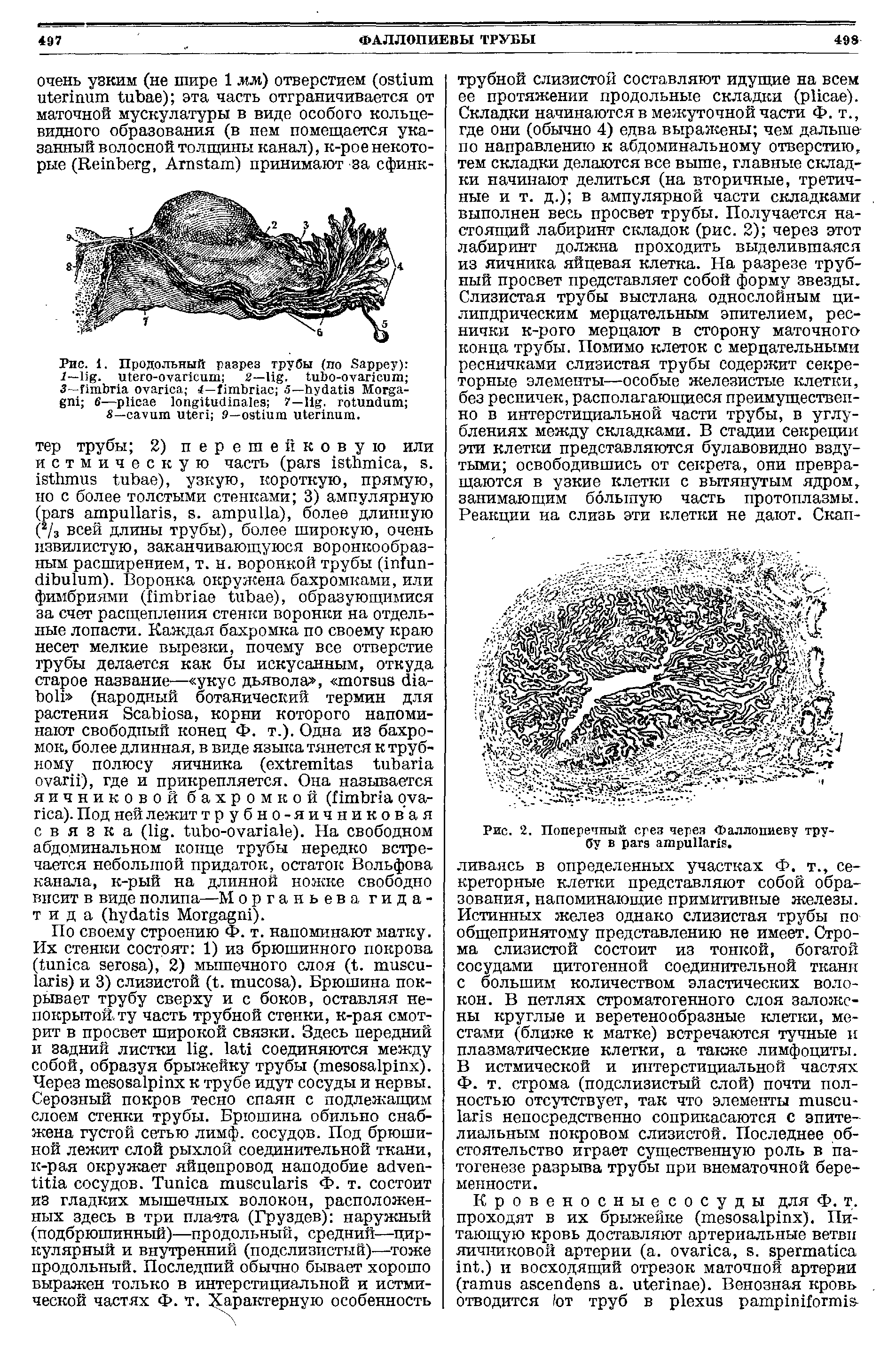 Рис. 1. Продольный разрез трубы (по S ) 1— . - 2— . - 3 4— 5— M 6— 1— . 8— 9— .