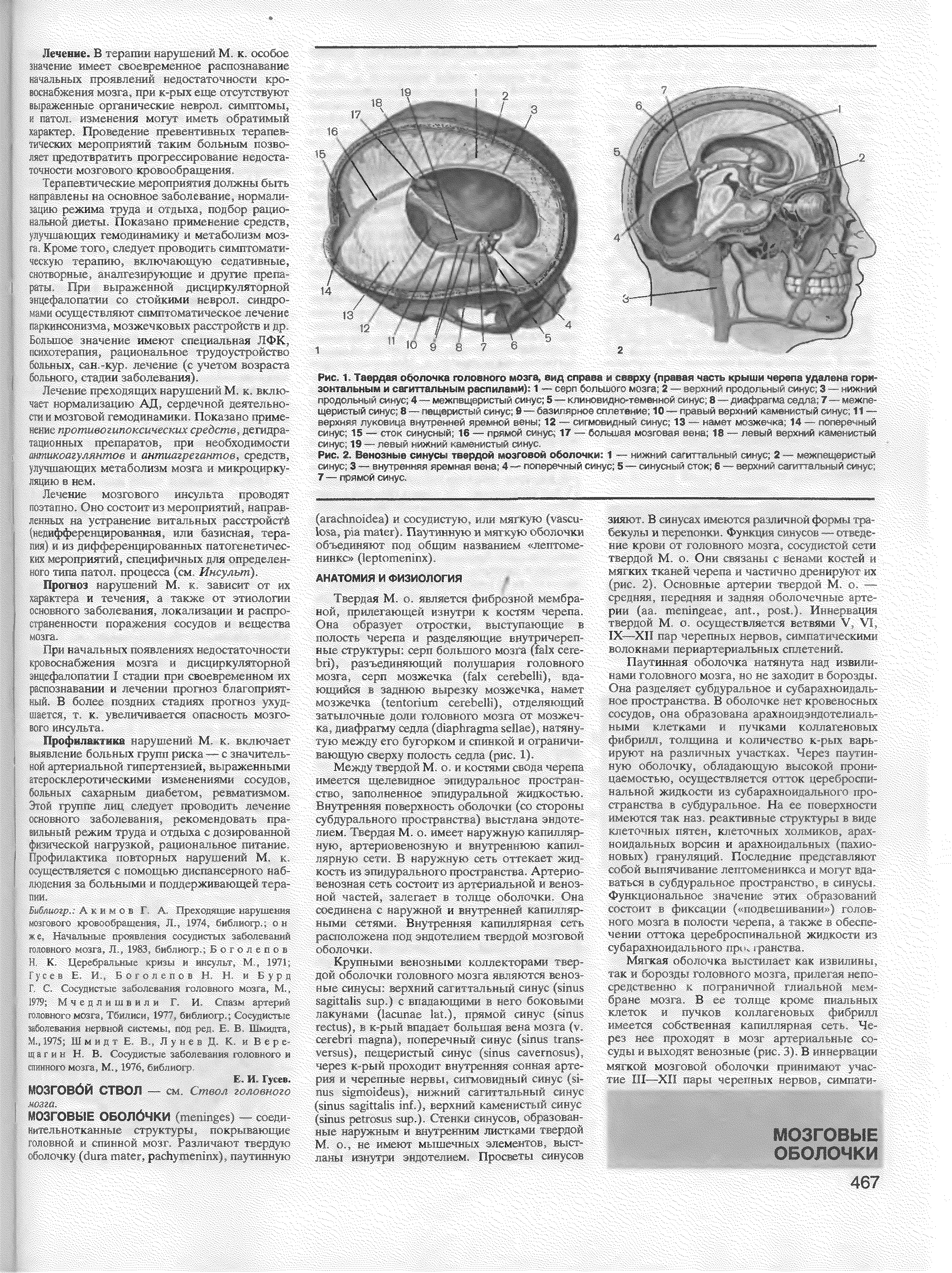 Рис. 2. Венозные синусы твердой мозговой оболочки. 1 — чижсин с яг а ыь й си у 2 — > жг<> ф.ч исы.и > 3— внутренняя яремжж вена 4 — гюл рытыйсипу., 5 - ыиус -ыФт к,6 дал лч ю ттии И" у...