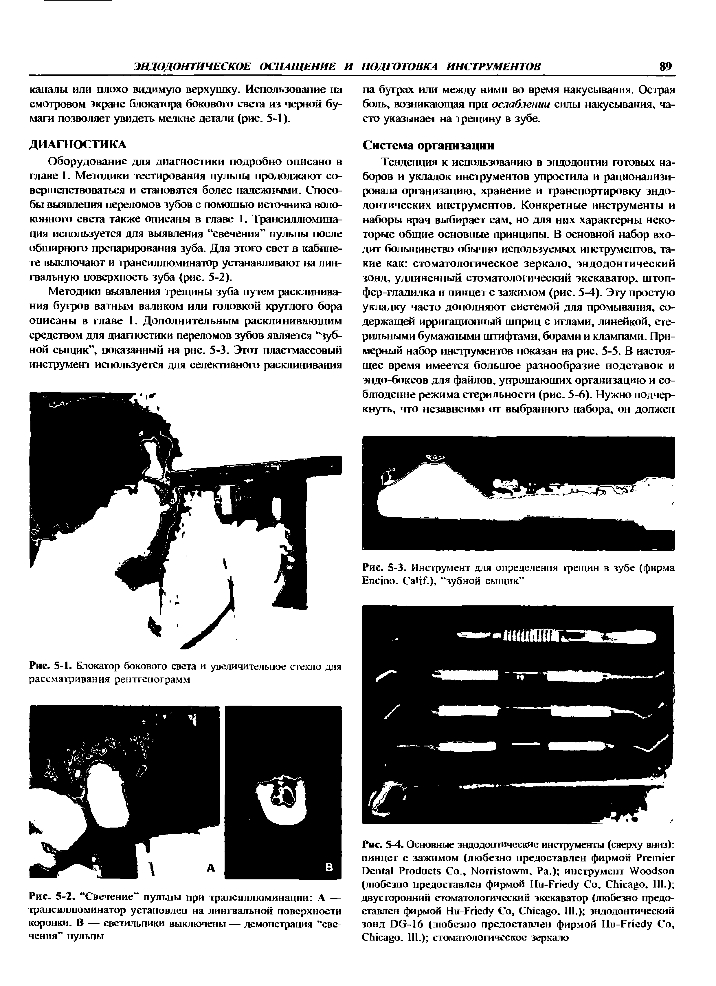 Рис. 5-1. Блокатор бокового света и увеличительное стекло для рассматривания рентгенограмм...