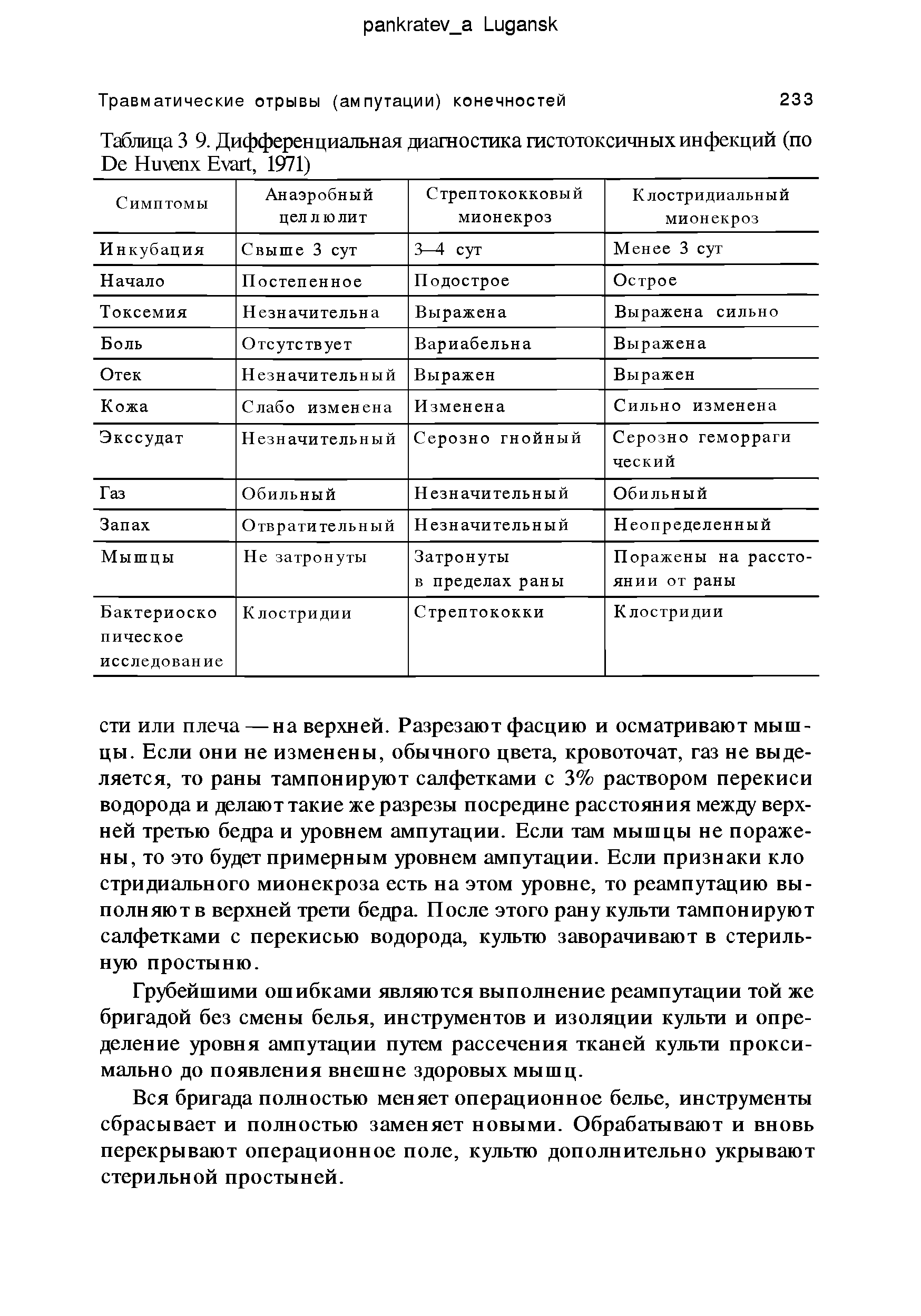 Таблица 3 9. Дифференциальная диагностика гистотоксичных инфекций (по D H х E , 1971)...