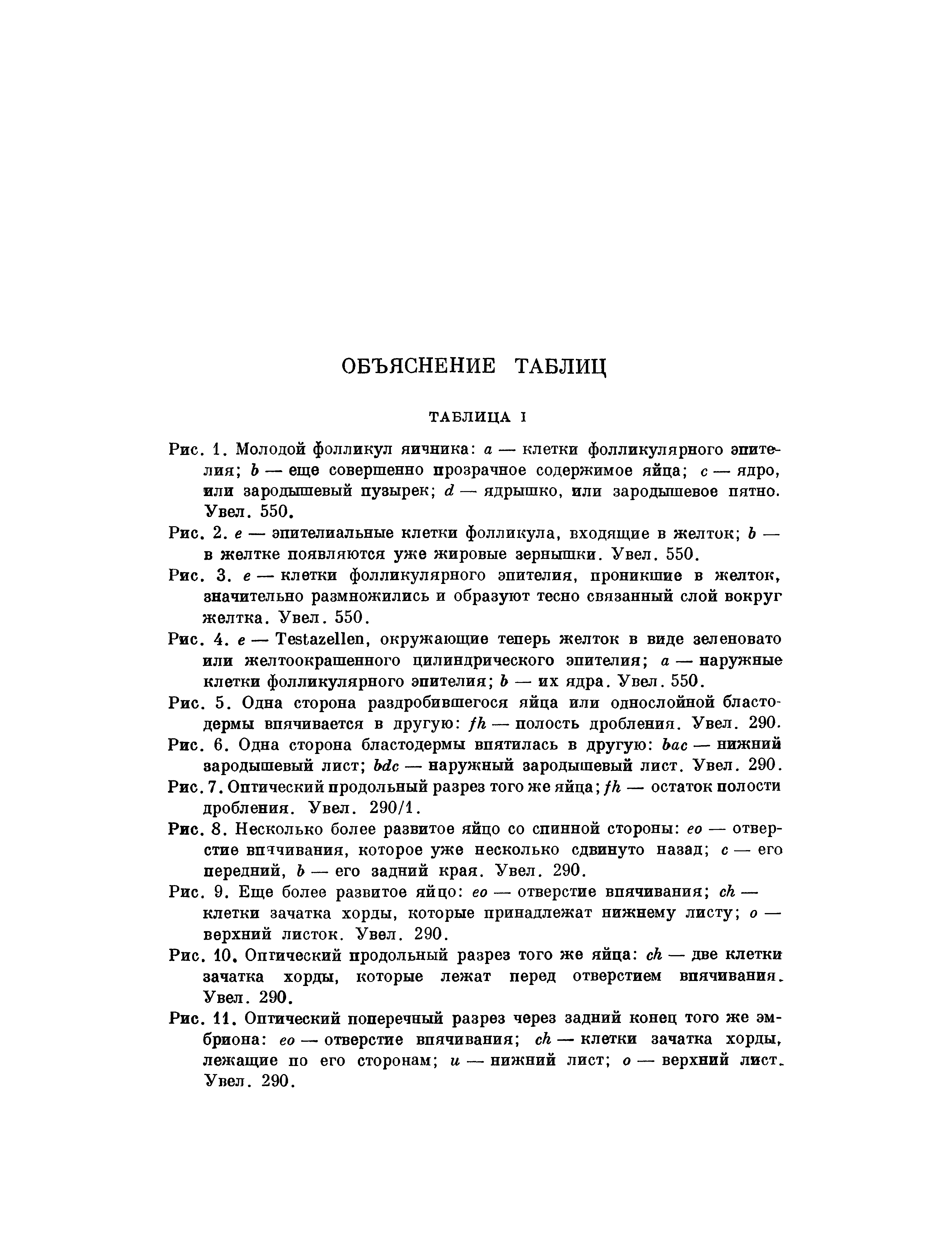 Рис. 1. Молодой фолликул яичника а — клетки фолликулярного эпите лия Ь — еще совершенно прозрачное содержимое яйца с—ядро, или зародышевый пузырек — ядрышко, или зародышевое пятно. Увел. 550.